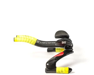 BARRA BASE AERO 40CM 3T REVO TEAM + PROLUNGHE 3T TT INSEGUIMENTO TRIATHLON 31,8MM - Foto 1 di 8