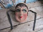 Antique DeMoulin Odd Fellowes Burlesque Carnival Mardi Gras Art Deco Face Mask