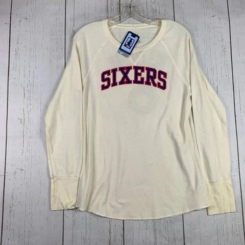Philadelphia 76ers Erving #6 XL Adidas Casual Pullover Sweater New Women Cover