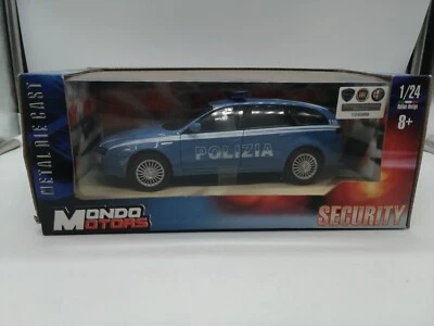 Alfa Romeo 159 SW Sportwagon Polizia 1/24 1 24 MONDO MOTORS MOTORMAX §§ - Immagine 1 di 3