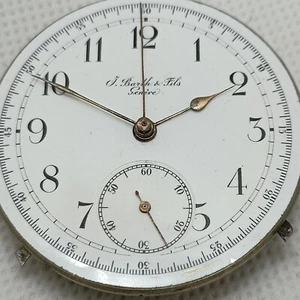 BARTH & Fils Quarter Repetition Chronograph Swiss WRIST PROJECT Antique 1900s HG - Picture 1 of 4
