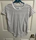 Frank & Eileen Large Tee Lab Theo Striped Perfect Tee Size Small
