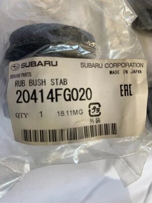 Buje de barra estabilizadora delantera para Subaru Forester 20414FG020 18,1 M Foto 1 de 2
