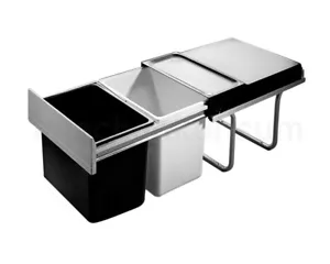 Hailo Abfallsammler TR Swing 40.2/36 A Raumspar-Tandem 2x 18 Mülleimer Mistkübel - Bild 1 von 6