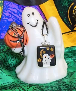 Halloween Necklace Mix Pumpkin Bat Dark Night Orange Black LOW Quality 12 pcs - Picture 1 of 11
