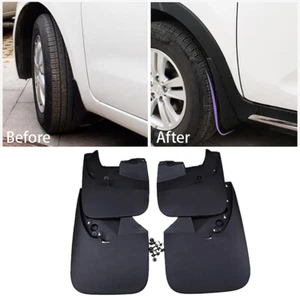 Front + Rear Mud Flaps Splash Guards for Toyota Tundra 2007-2013 w/o Wheel Lips - Picture 1 of 7