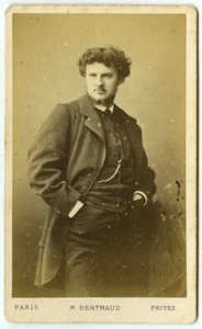 CDV 1860-70. Le peintre Victor Giraud. Siège de Paris (garde national). Commune. - Picture 1 of 2