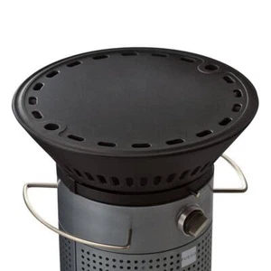 Plato de plancha de porcelana antiadherente Fuego de 18 lb. Hierro fundido duradero negro - Imagen 1 de 3
