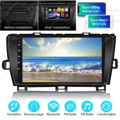 Android 15 Apple CarPlay Car Stereo Radio For Toyota Prius 2010-2015 GPS Navi - Image 1 of 4