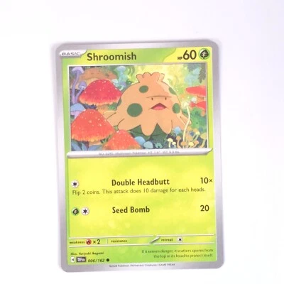 Shroomish 006/162 Pokemon SV05: Temporal Forces Common NM - Image 1 of 2