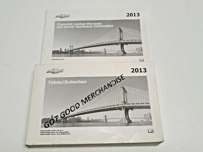 Chevrolet Tahoe Suburban 2013 manual del propietario LS LT LT2 LTZ Z71 Sport 1500 2500 V8 Foto 1 de 3