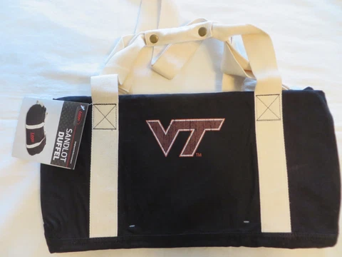VT Virginia Tech Hokies Sandlot Duffle Bag By Logo Brands 235-54S NEW! #9194 Cover