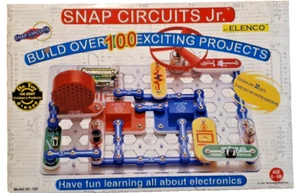 Elenco Snap Circuits Jr SC-100, Build Over 100 Exciting Projects for Ages 8+ - Picture 1 of 8