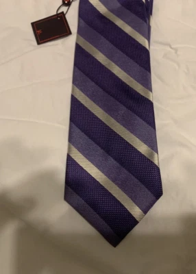 Corbata de seda ISAIA NAPOLI hecha a mano EN ITALIA Foto 1 de 4