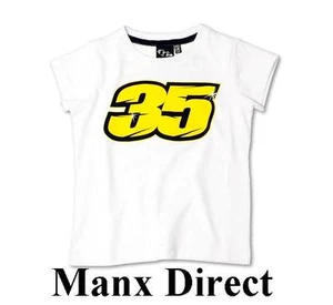 ORIGINAL OFFIZIELLES CAL CRUTCHLOW 35 WEISS KINDER T-SHIRT 2/3 JAHR UVP £ 29,99 MOTO GP - Bild 1 von 1