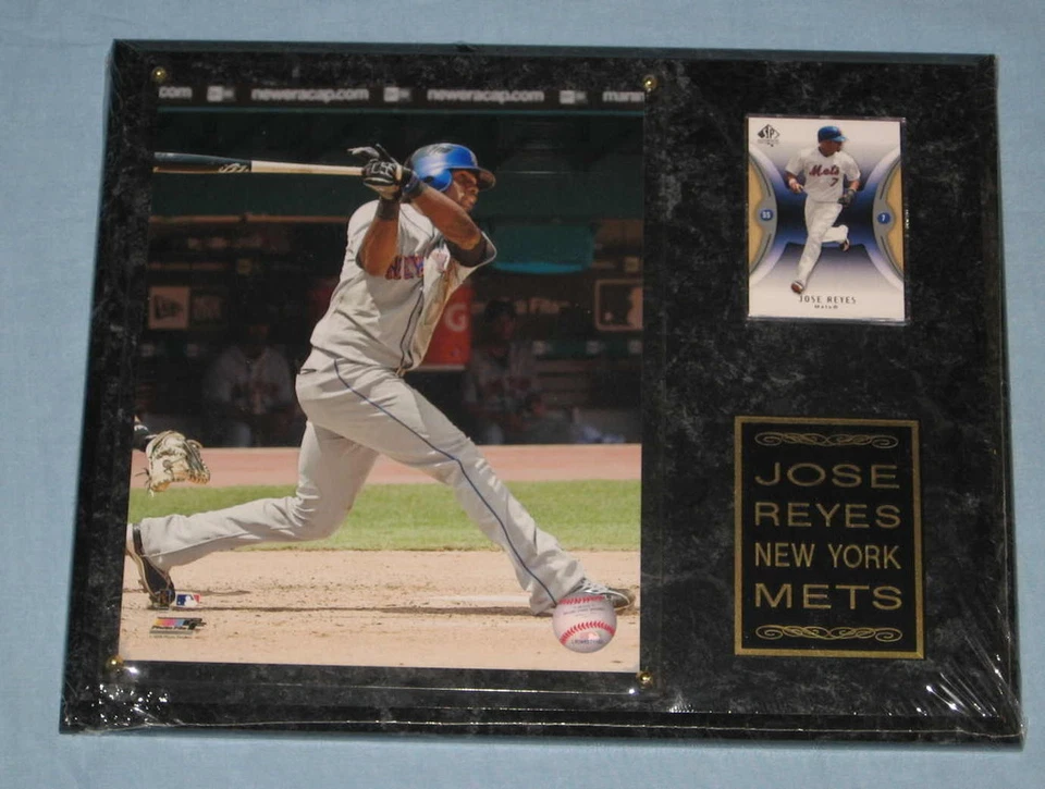 Jose Reyes 12x15 Wall Plaque NY Mets with Card - Image 1 of 1
