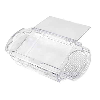 Custodia protettiva flip cover rigida cristallo trasparente per Sony PSP 2000 3000 - Immagine 1 di 4
