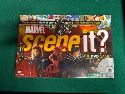 Marvel Scene-It DVD Board Game Scene It 2007 Toys R Us Exclusive Spiderman Xmen - Image 1 of 4