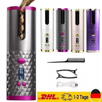 Lockenstab Automatischer Mini Lockenstab Keramischer Lockenstab usb aufladbarer - Bild 1 von 4