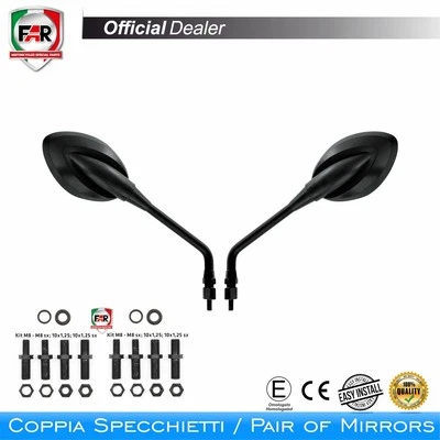 Paire Rétroviseurs FAR 5603 Et Homologués pour Aprilia 1200 Caponord 2013-2013 - Photo 1/2