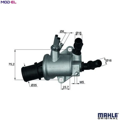 THERMOSTAT COOLANT TI 143 88 FOR CADILLAC ALFA ROMEO SUZUKI SX4/CLASSIC  FIAT - Image 1 of 4