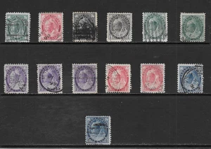 CANADA VARIOUS USED ISSUES 1897 to 1902 - NICE LOT!! - Picture 1 of 2