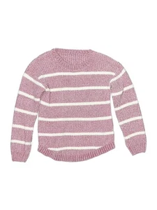 Assorted Brands Girls Pink Pullover Sweater 8 - Picture 1 of 2