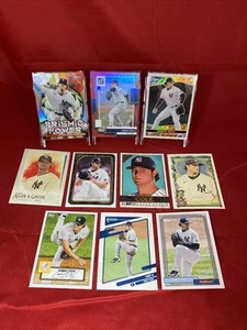 GERRIT COLE SP Lot (10) Topps CHROME SILVER RED Variation Baseball Card YANKEES - Picture 1 of 12