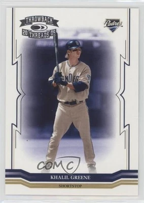 2005 Donruss Throwback Threads Khalil Greene #264 - Image 1 of 2