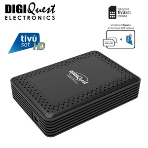 Tivusat HD Sat Receiver mit Aktivkarte für italienisches TV RAI und Mediaset - Bild 1 von 12