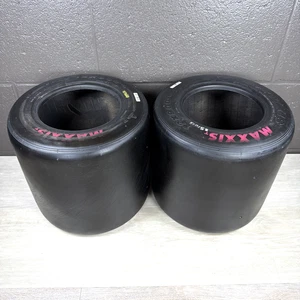 2 neumáticos de carreras de go kart MAXXIS HT3 12x9,00-6 - Taburete de bar Drift Trike - Imagen 1 de 9
