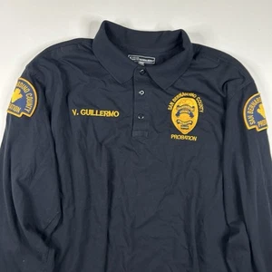 5.11 Grande Hombre Nuevo San Bernadino CA Libertad Condicional Oficial de Policía Camisa Manga Larga - Imagen 1 de 6