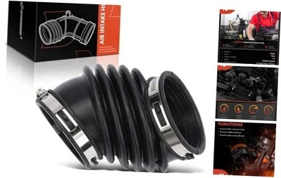 Mangueira de entrada para purificador de ar do motor com braçadeiras compatível com Buick LaCrosse 2005 - Imagem 1 de 4