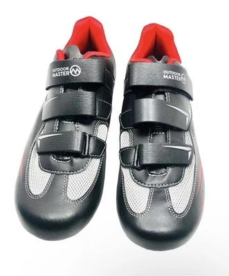 Outdoor Master - Cycling Shoes Unisex- Men 7.5/ Women 9 (Red... - Image 1 of 3
