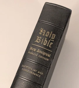 New Analytical Bible Indexed Ed. Dictionary Concordance Map 1971 Dickson - *Read - Picture 1 of 21