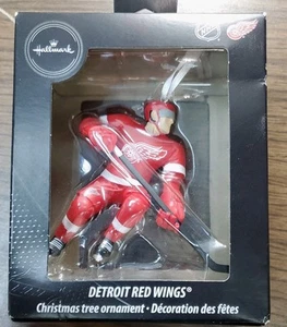 Brand New Hallmark Detroit Red Wings Player Holiday Christmas Ornament - Picture 1 of 7