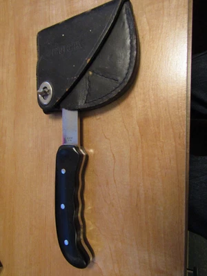 Cuchillos Buck de colección 106 hacha de hacha con funda de cuero Foto 1 de 4