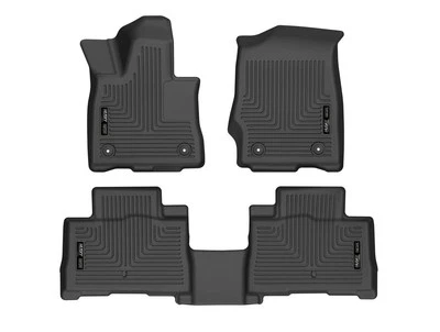 Husky Liners Weatherbeater Floor Mats Fit 20-25 Lincoln Aviator Front/2nd Blk Foto 1 de 4