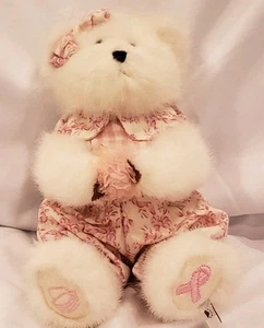 Longaberger Boyd’s Bear Gracie exklusives Design 8" Brustkrebsbewusstsein - Bild 1 von 7