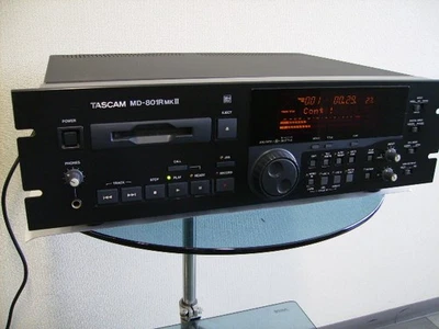 TASCAM MD-801RMK II Professional MD Recorder From Japan Works Tested OM04 8.5 - Image 1 of 4