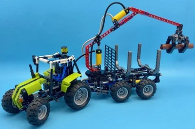 LEGO Technic - Tractor with Log Loader kpl. mit BA, # 8049 - Bild 1 von 4