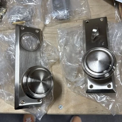 Emtek 8080NWUS15 Norwich Knob Passage Single Keyed, Sideplate Locksets Quincy - Image 1 of 4