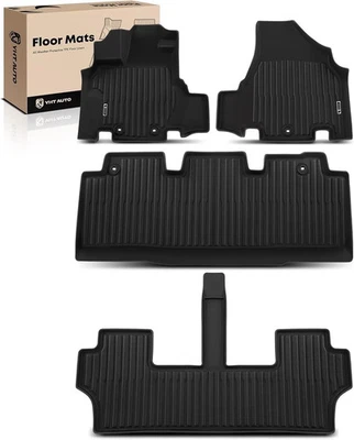 Alfombrillas para Honda Odyssey 2011-2017, todo tipo de clima, impermeables, 1ª-3ª fila 🚗 Foto 1 de 4