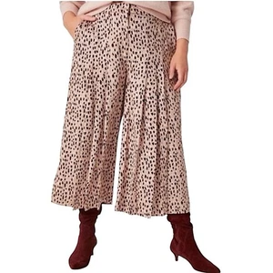 Pantalones Anthropologie Isobel Plisados Pierna Ancha Talla XS - Imagen 1 de 12