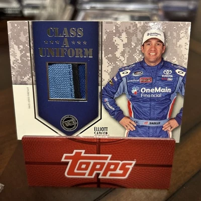 2014 Press Pass American Thunder Class A Uniform Silver Elliott Sadler Elliot - Image 1 of 2