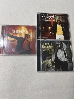 Лот компакт-дисков 00's Hip Hop kings Brown Usher And Akon - Изображение 1 из 4