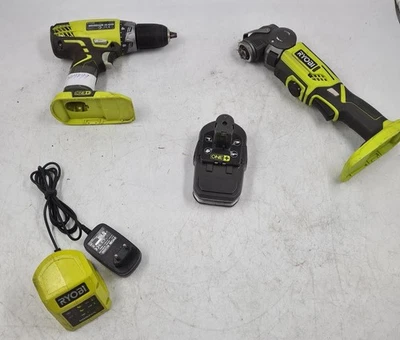 Lot of 4 Various Ryobi tools RCD1802, Used Not Working, For Parts/Repair - Image 1 of 4
