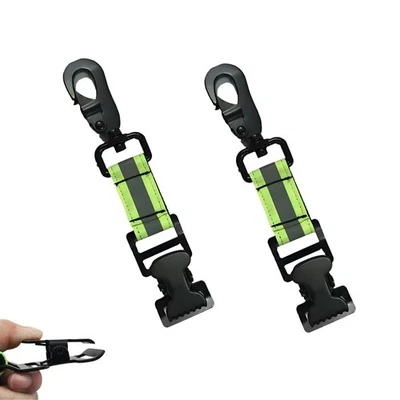 2 Stück Handschuhhalter für Feuerwehr und Arbeit mit Reflektierenden Streifen... - Bild 1 von 4