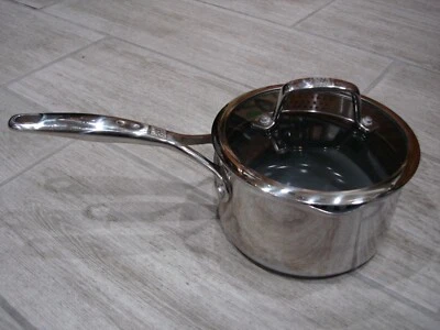 ZWILLING 18/10 2-qt Stainless Steel Ceramic Nonstick Dbl. Pour Saucepan w/Lid - Image 1 of 4
