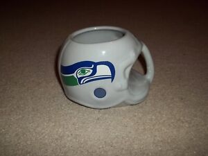 VTG Rare 1986 Team NFL Seattle Seahawks Helmet Coffee Mug Sports Concepts EUC